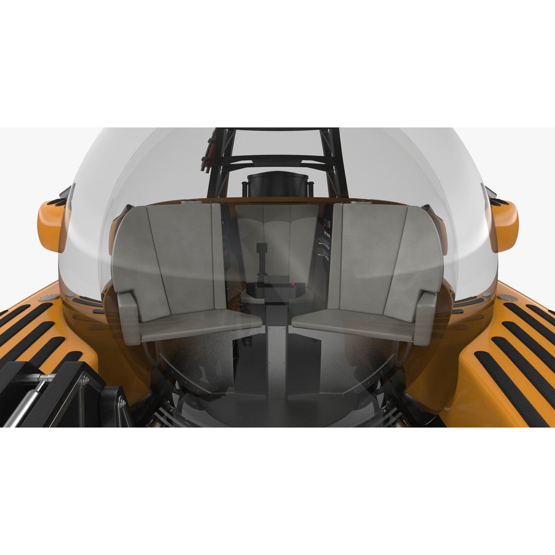 Triton 3300 Submarine 3D Model – Rigged, PBR Textured, FBX - View 19