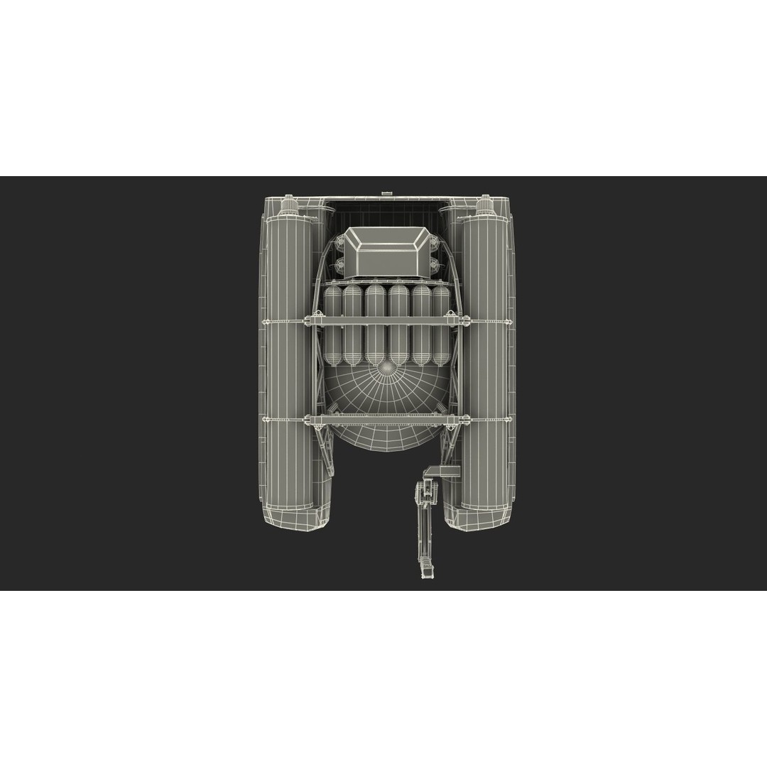 Triton 3300 Submarine 3D Model – Rigged, PBR Textured, FBX - View 27