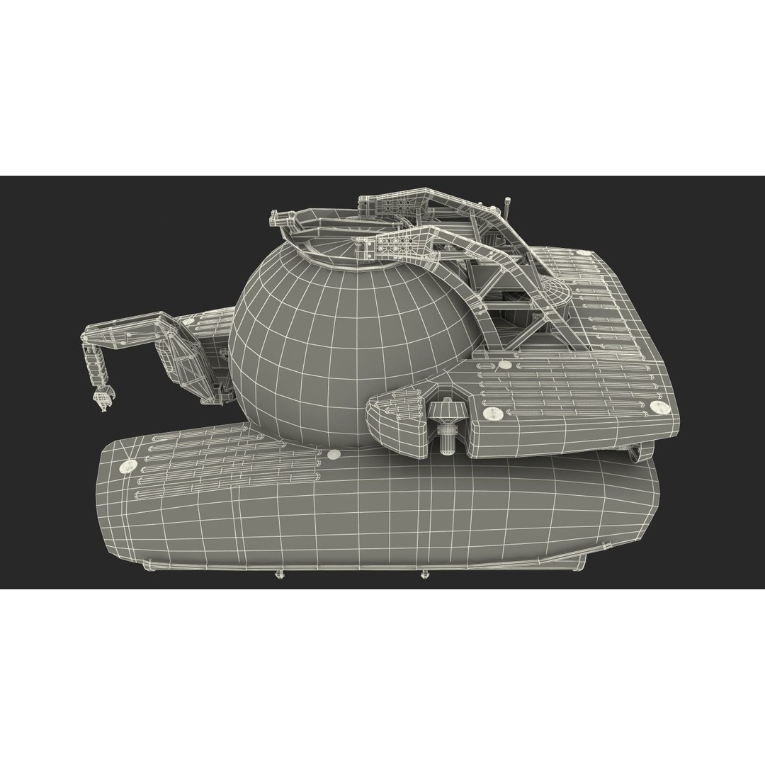 Triton 3300 Submarine 3D Model – Rigged, PBR Textured, FBX - View 28