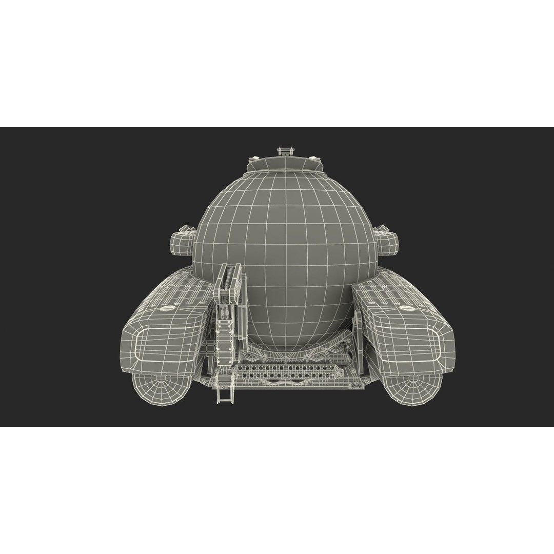 Triton 3300 Submarine 3D Model – Rigged, PBR Textured, FBX - View 29