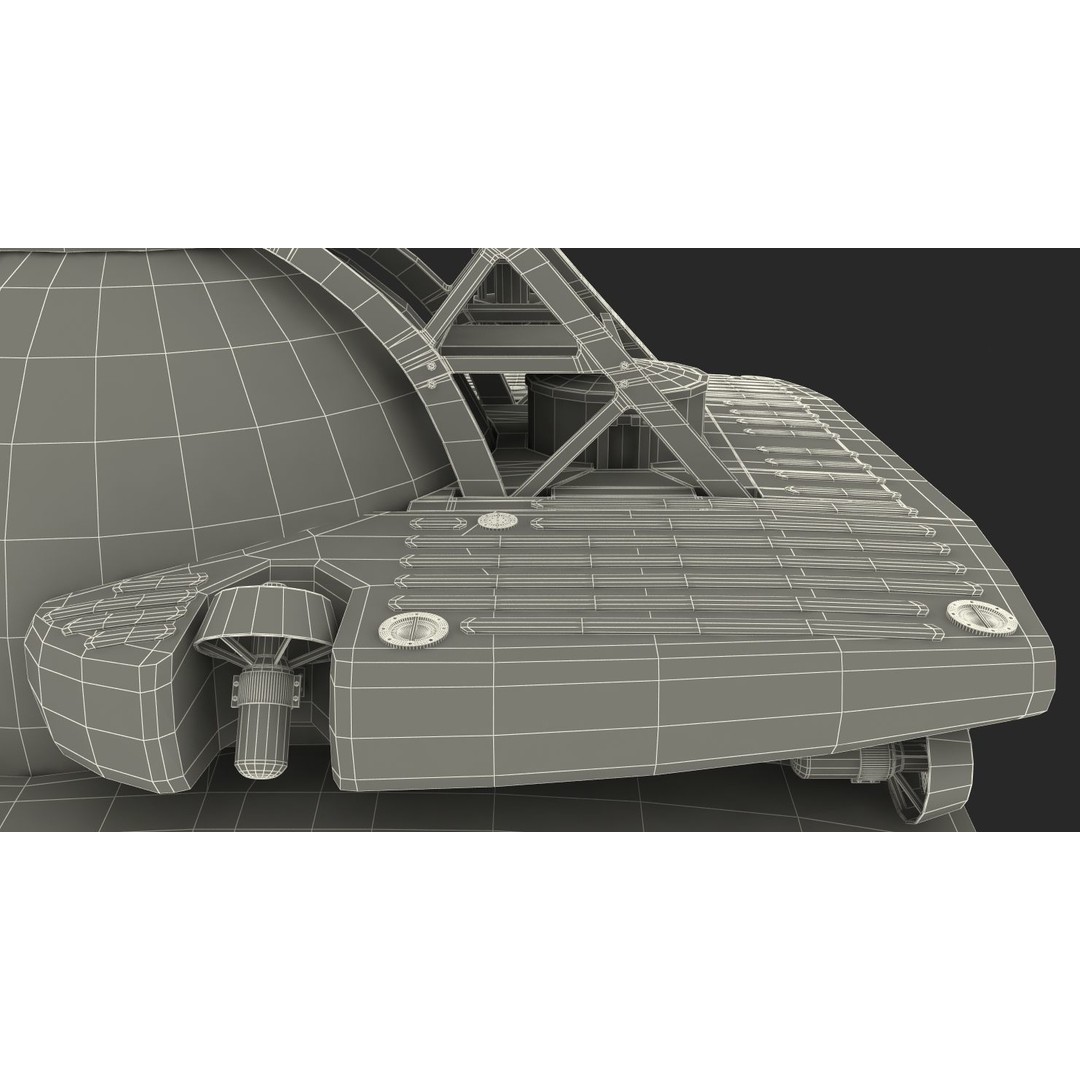 Triton 3300 Submarine 3D Model – Rigged, PBR Textured, FBX - View 30