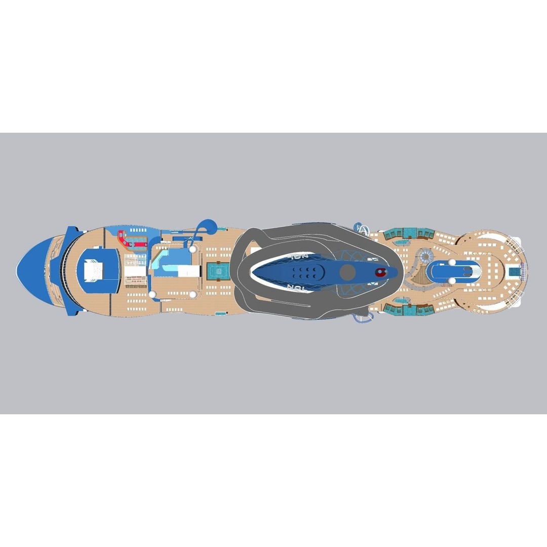 Norwegian Prima 3D Model – Rigged Watercraft Asset, FBX - View 10