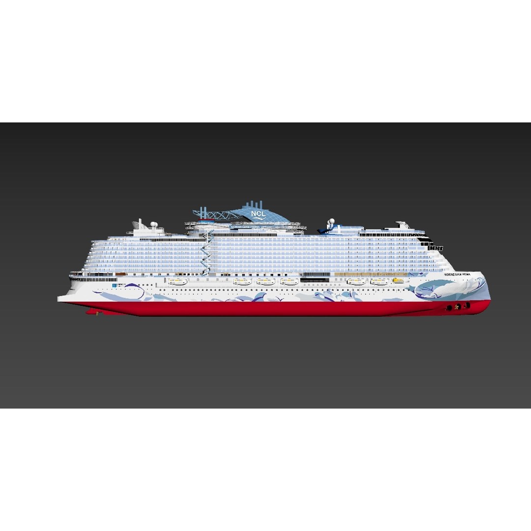 Norwegian Prima 3D Model – Rigged Watercraft Asset, FBX - View 17