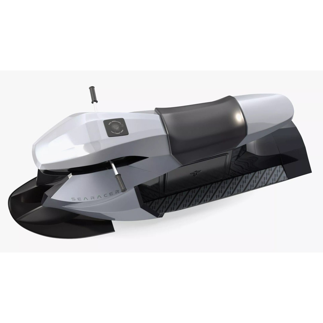 Searacer Jet Ski 3D Model – Futuristic Rigged Watercraft, FBX - View 12