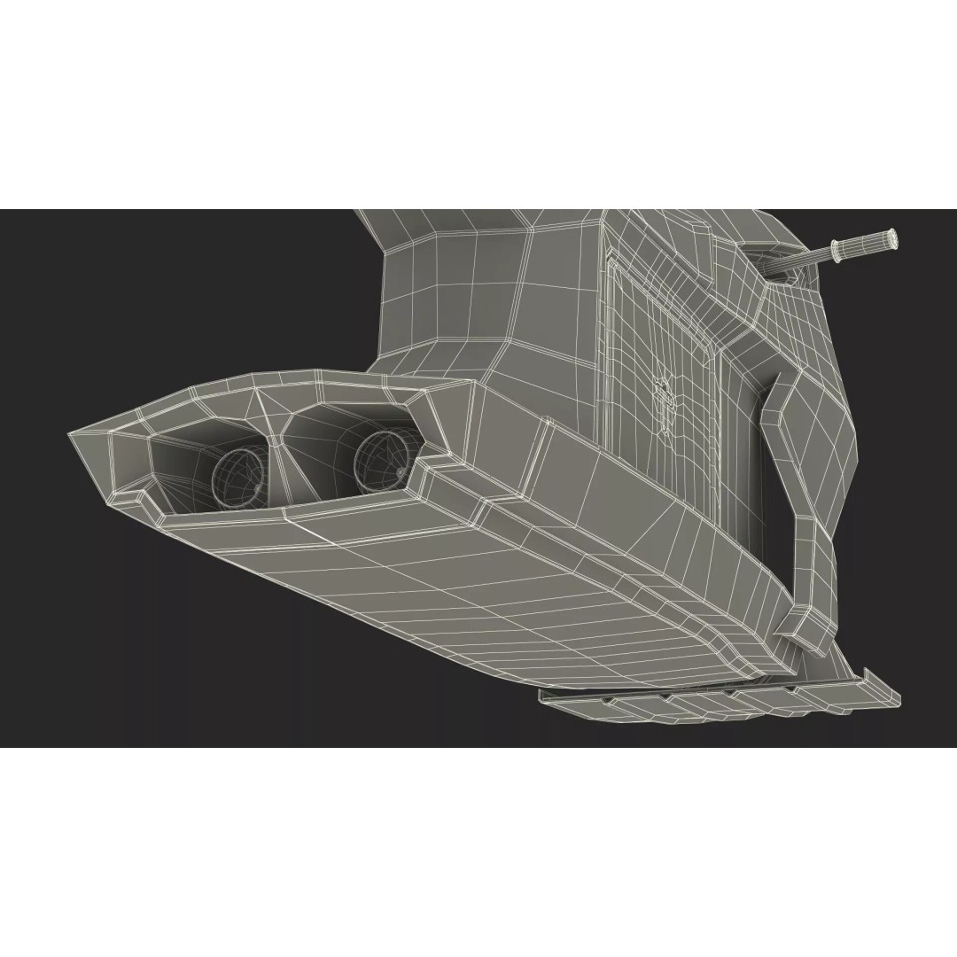 Searacer Jet Ski 3D Model – Futuristic Rigged Watercraft, FBX - View 21