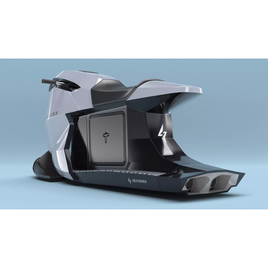 Searacer Jet Ski 3D Model – Futuristic Rigged Watercraft, FBX - View 7