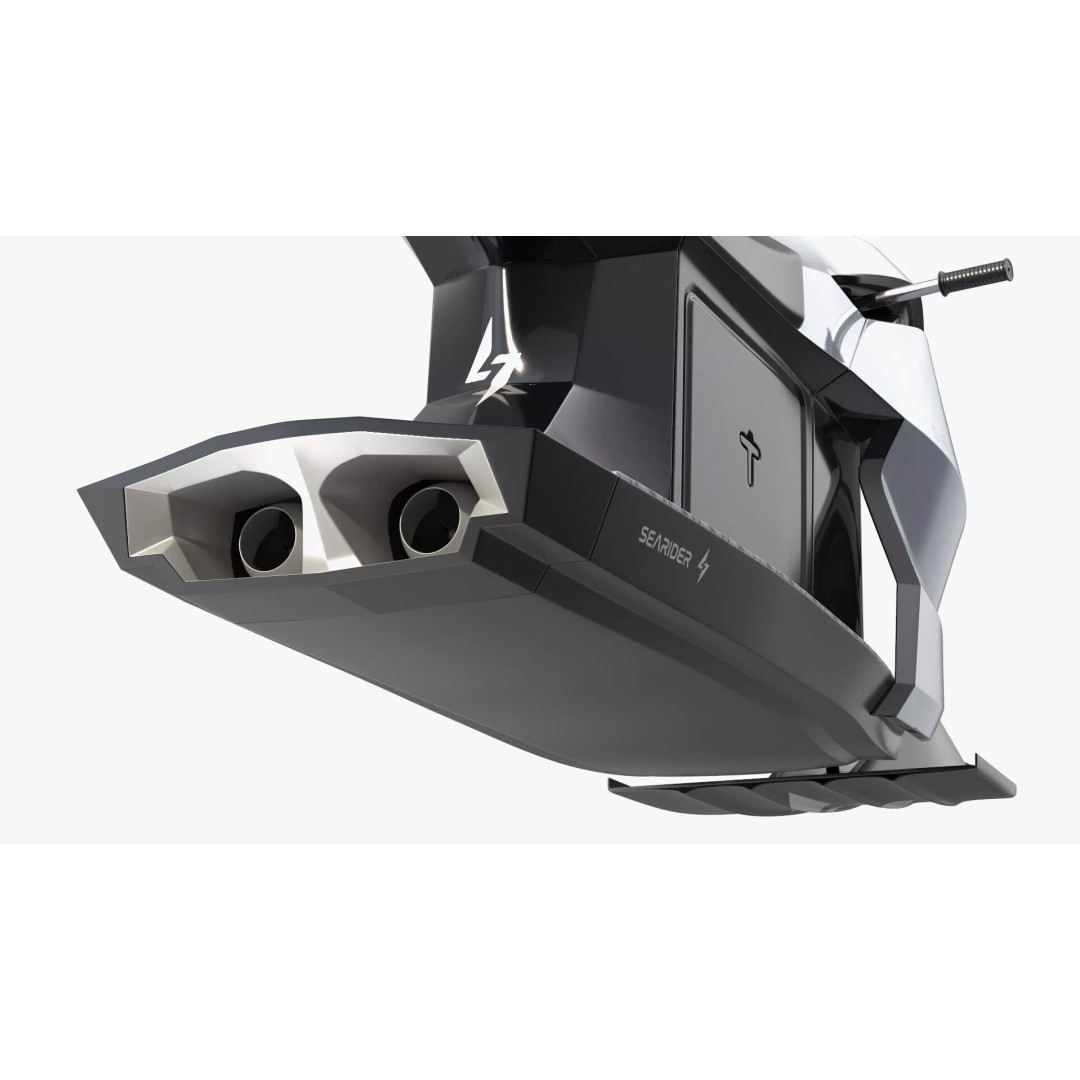 Searacer Jet Ski 3D Model – Futuristic Rigged Watercraft, FBX - View 9