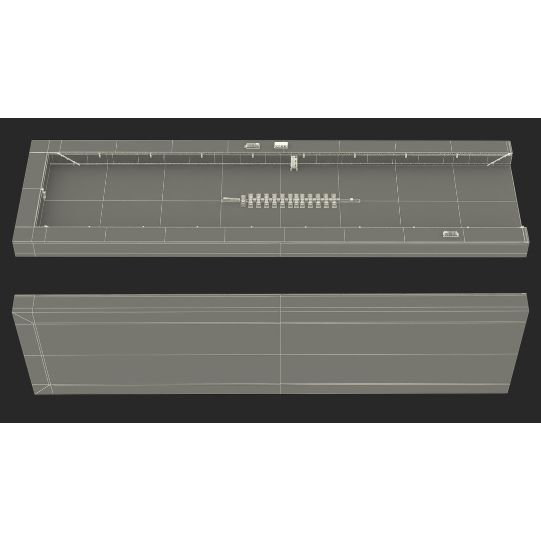 Ship Dry Dock 3D Model – Detailed Facility for Maritime Engineering - View 28