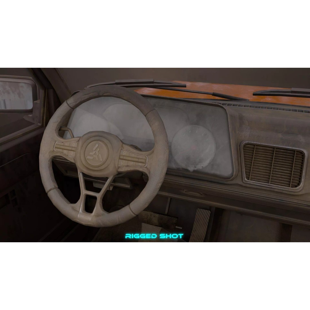 Old Rusty Pickup Truck 3D Model – Low Poly Game Asset, FBX, PBR - View 18