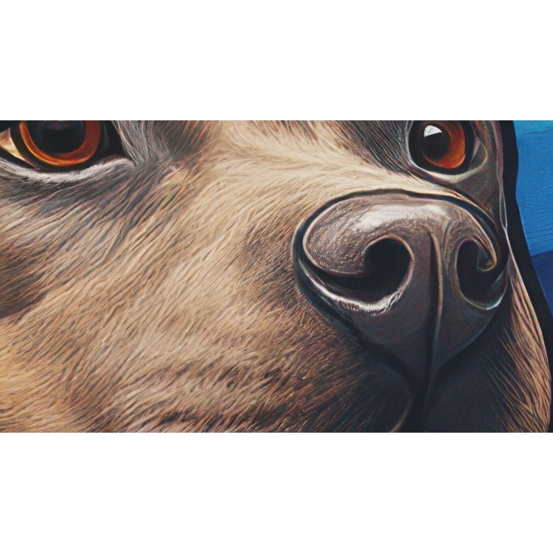 Dog and Serpent Mural 3D Model – Ultra HD 16K Texture, JPEG - View 10