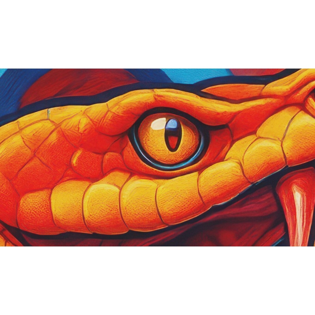 Dog and Serpent Mural 3D Model – Ultra HD 16K Texture, JPEG - View 11