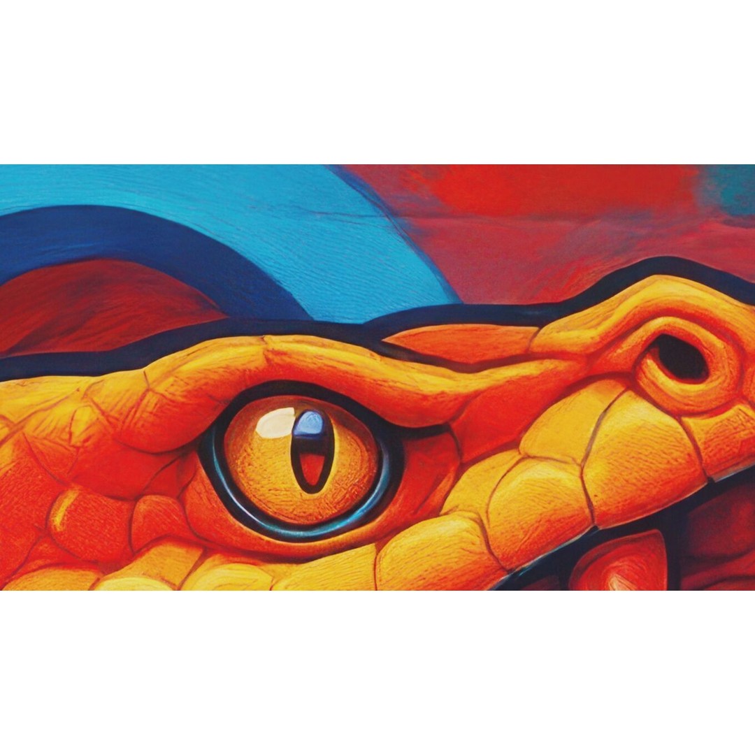 Dog and Serpent Mural 3D Model – Ultra HD 16K Texture, JPEG - View 18
