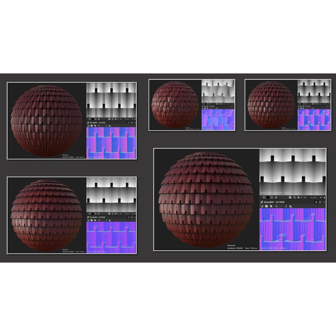 100 Alpha and Normal Maps 3D Model – Textures for ZBrush and Blender