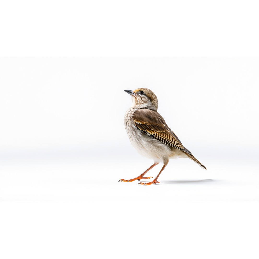 Rock Sparrow 3D Model – Low Poly PBR Bird Asset for Animation - View 5