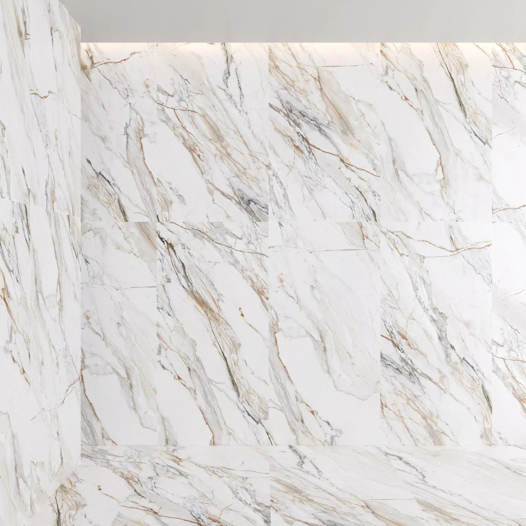 Marble Porcelain Tiles 3D Model – PBR Textures, Multiple Sizes, FBX/OBJ - View 10