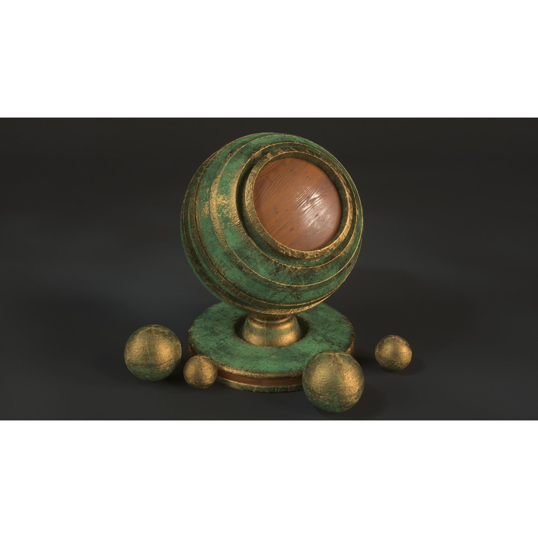 60 Metal Materials 3D Model – PBR Textures for Octane Render - View 13