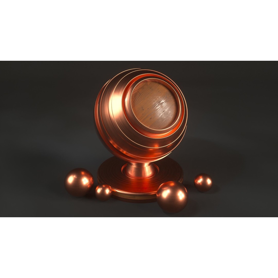 60 Metal Materials 3D Model – PBR Textures for Octane Render - View 15