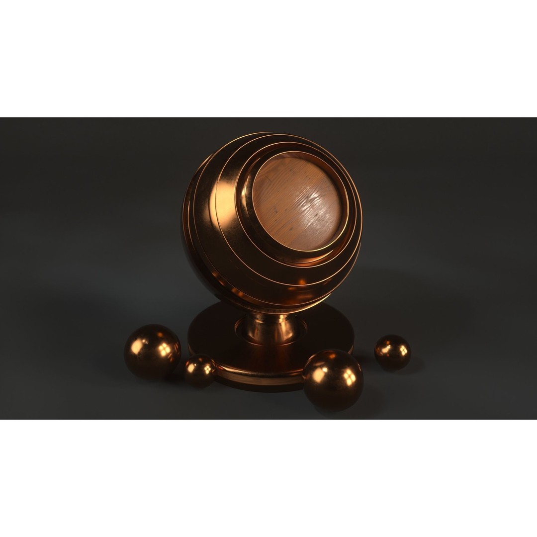60 Metal Materials 3D Model – PBR Textures for Octane Render - View 16