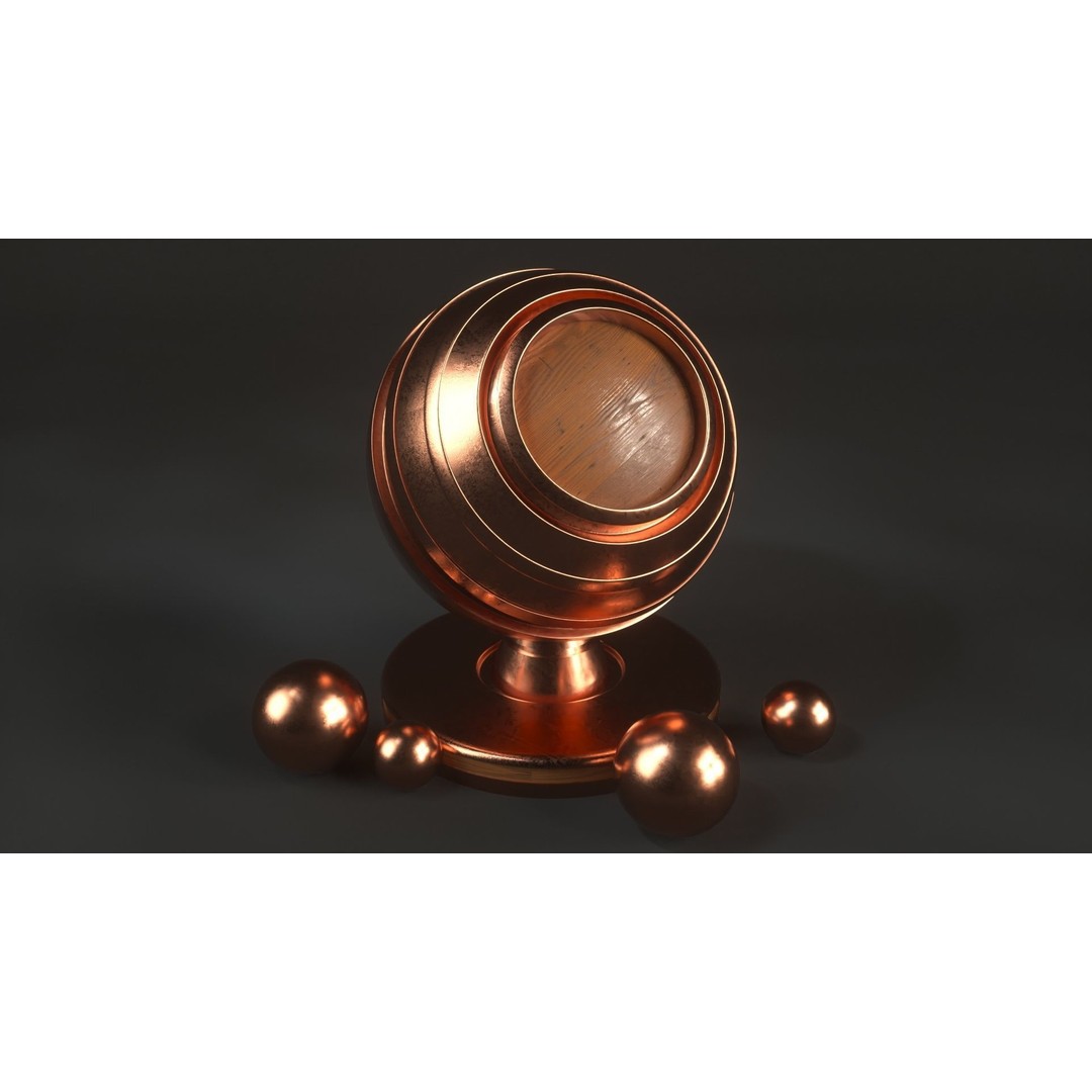 60 Metal Materials 3D Model – PBR Textures for Octane Render - View 18
