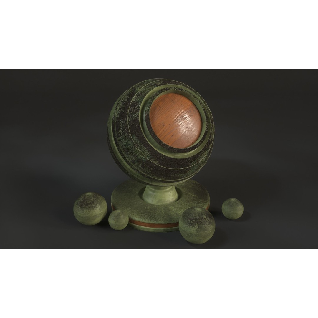 60 Metal Materials 3D Model – PBR Textures for Octane Render - View 23