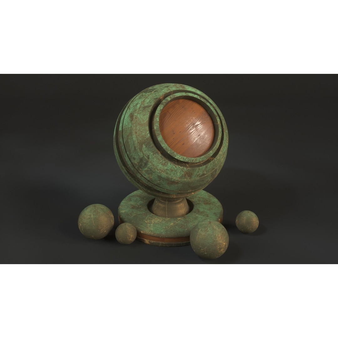 60 Metal Materials 3D Model – PBR Textures for Octane Render - View 26
