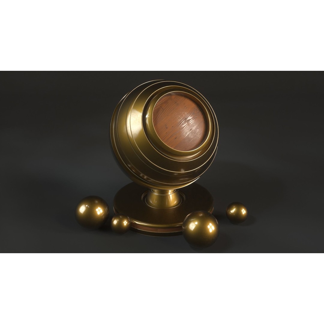60 Metal Materials 3D Model – PBR Textures for Octane Render - View 28