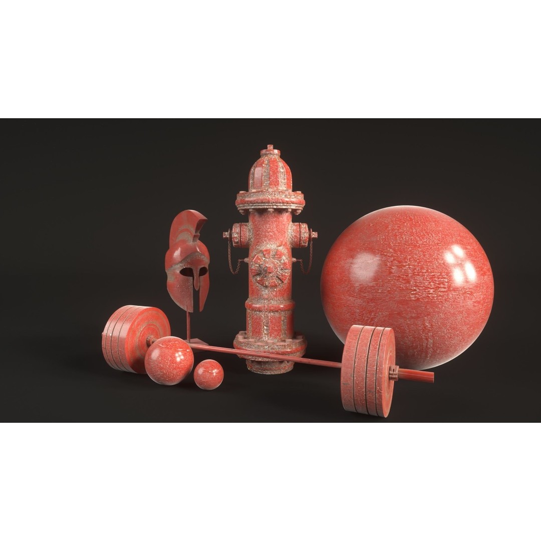 60 Metal Materials 3D Model – PBR Textures for Octane Render - View 45