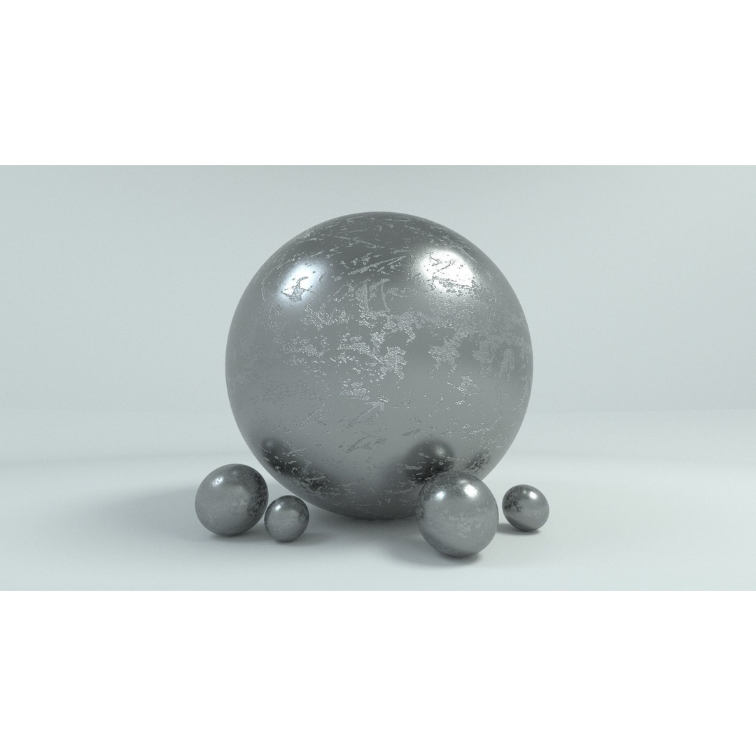 60 Metal Materials 3D Model – PBR Textures for Octane Render - View 64