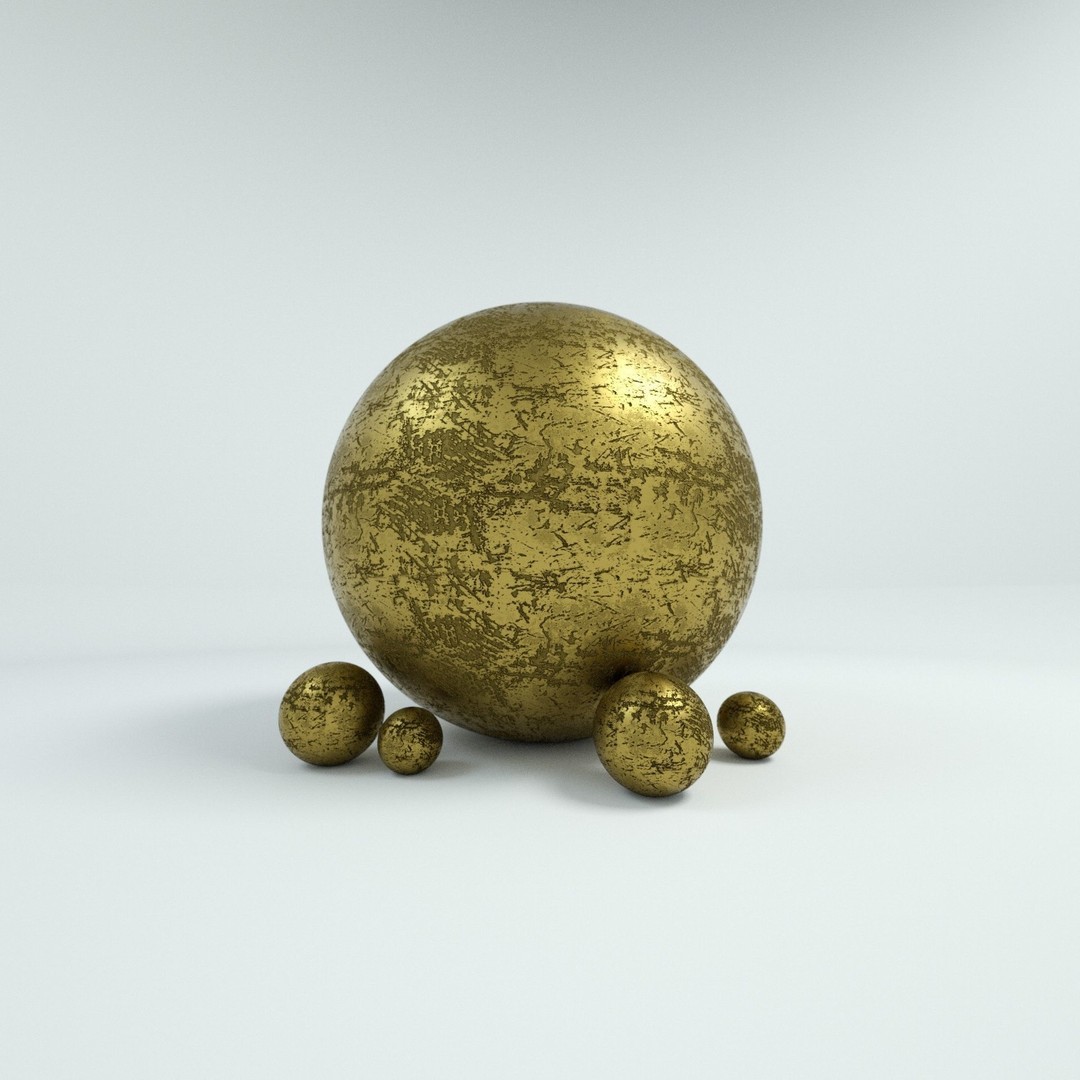 60 Metal Materials 3D Model – PBR Textures for Octane Render - View 67