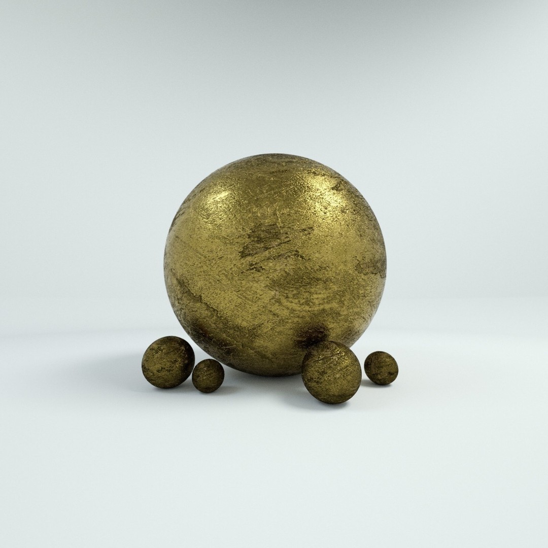 60 Metal Materials 3D Model – PBR Textures for Octane Render - View 75
