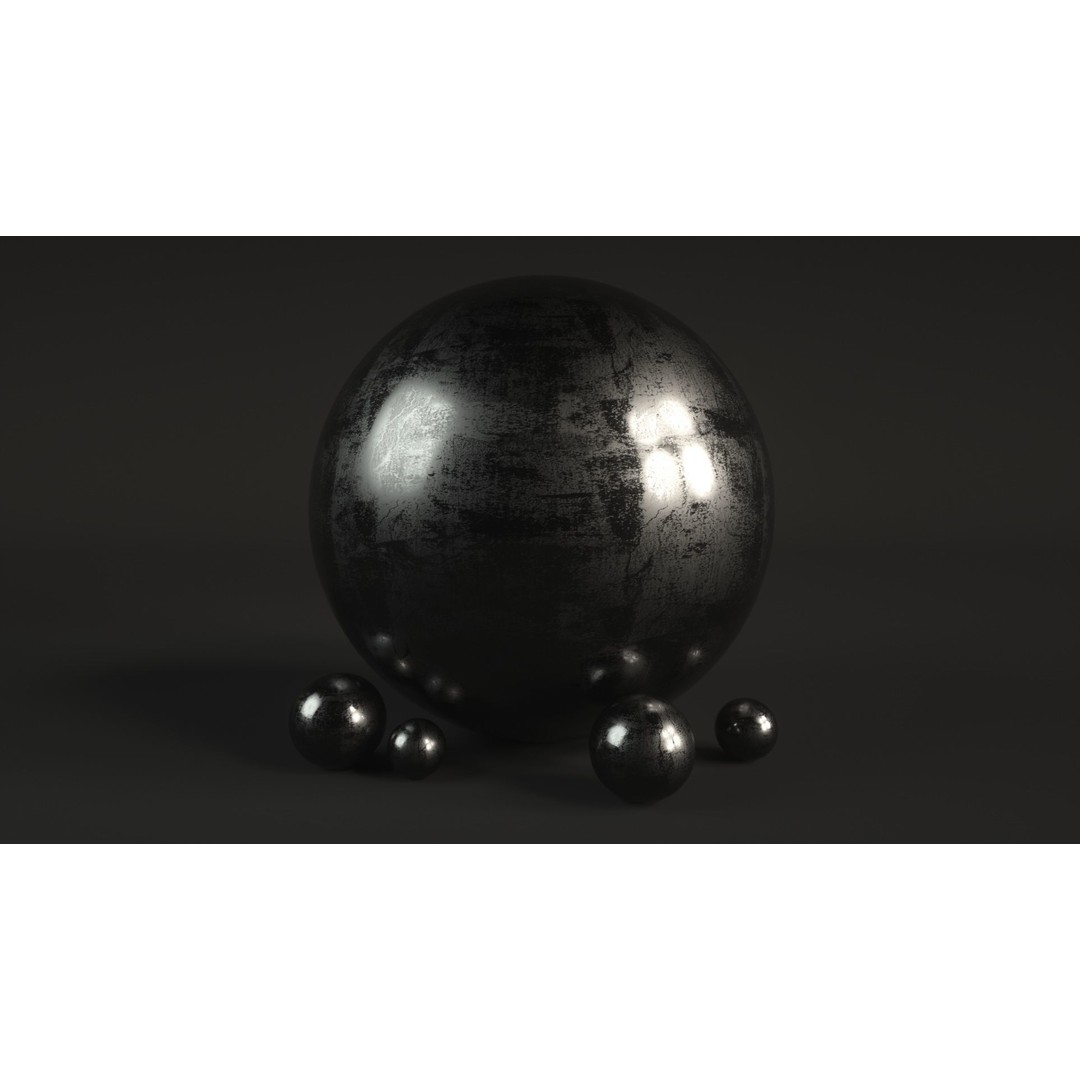 60 Metal Materials 3D Model – PBR Textures for Octane Render - View 76