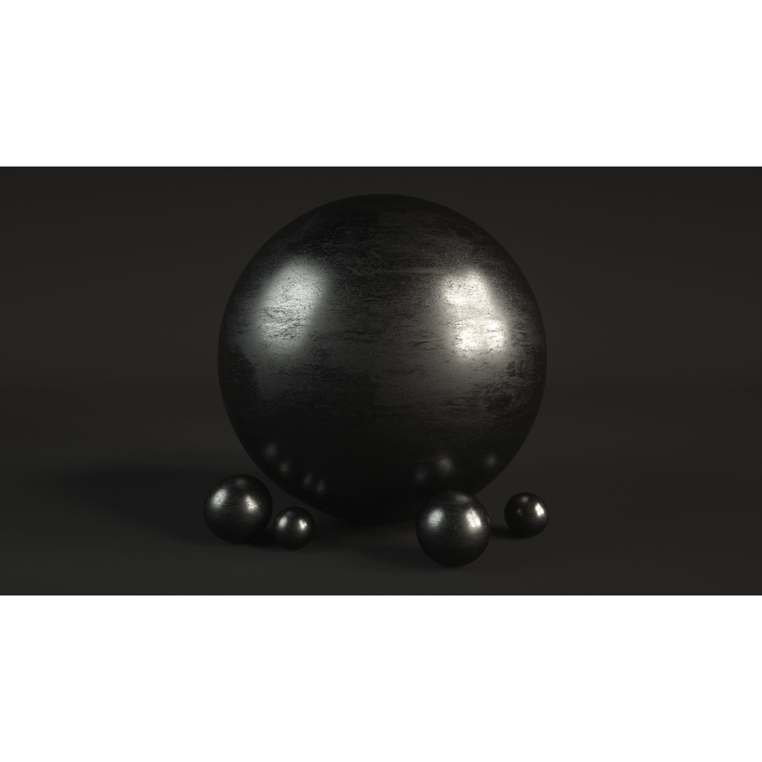 60 Metal Materials 3D Model – PBR Textures for Octane Render - View 77
