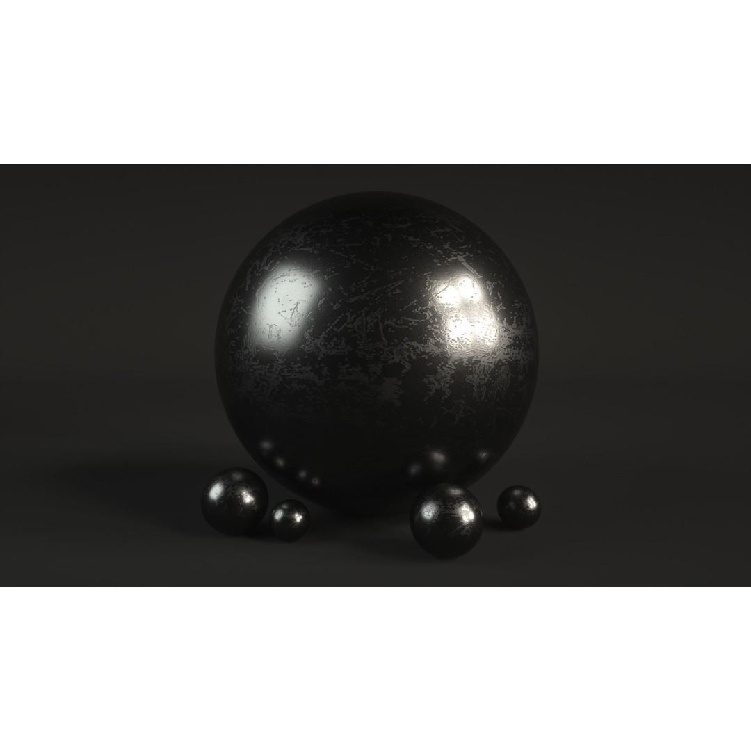 60 Metal Materials 3D Model – PBR Textures for Octane Render - View 79