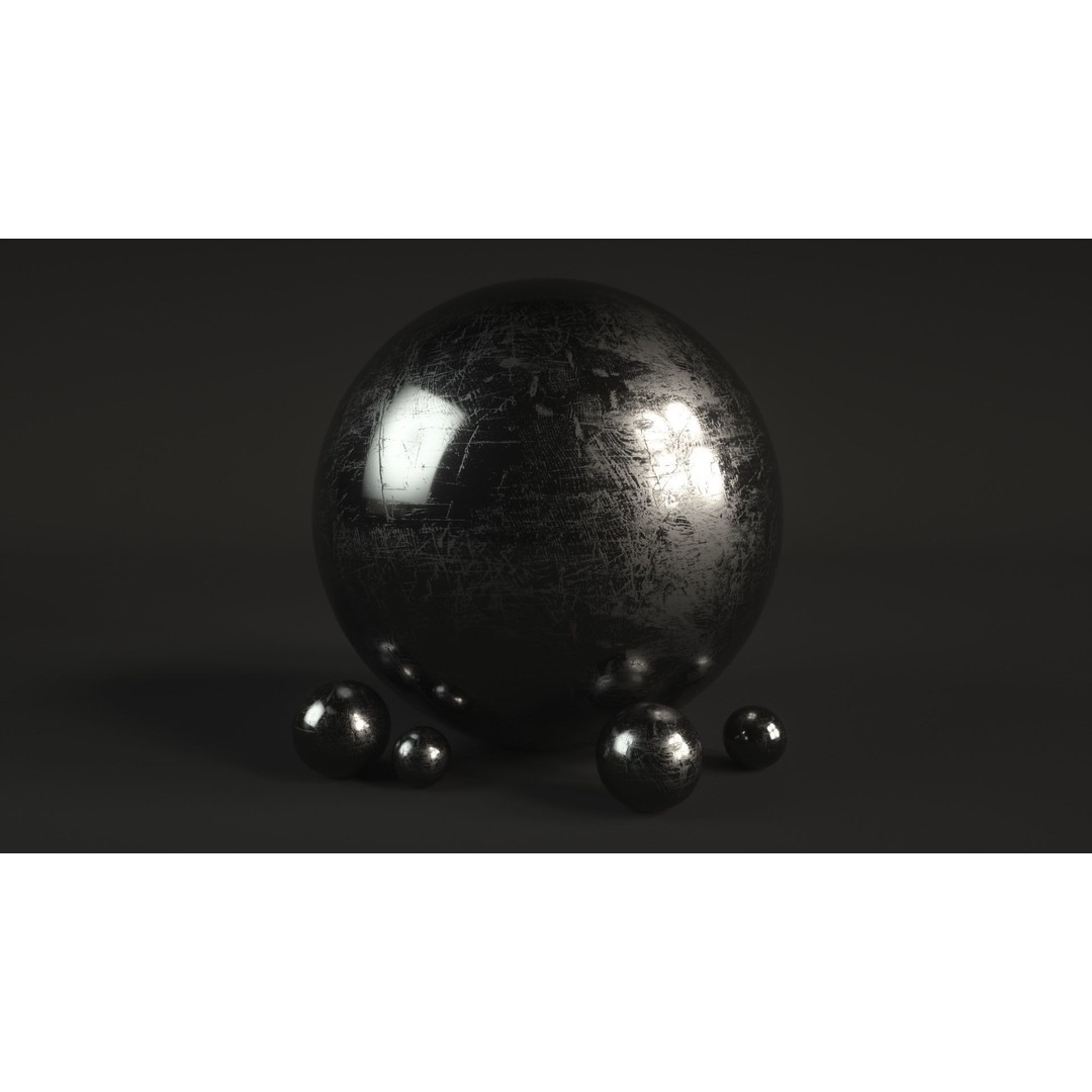60 Metal Materials 3D Model – PBR Textures for Octane Render - View 80