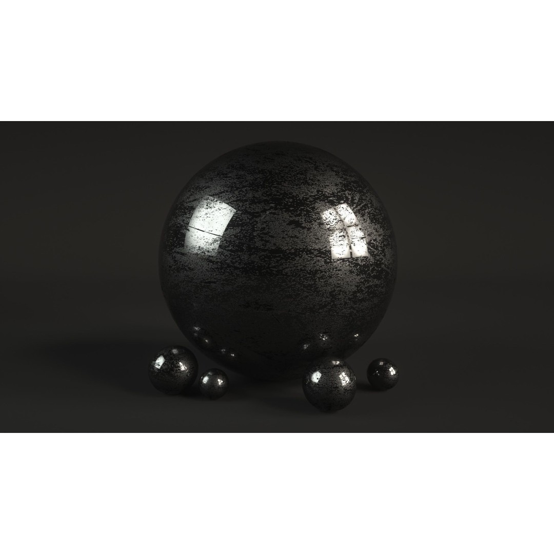 60 Metal Materials 3D Model – PBR Textures for Octane Render - View 82