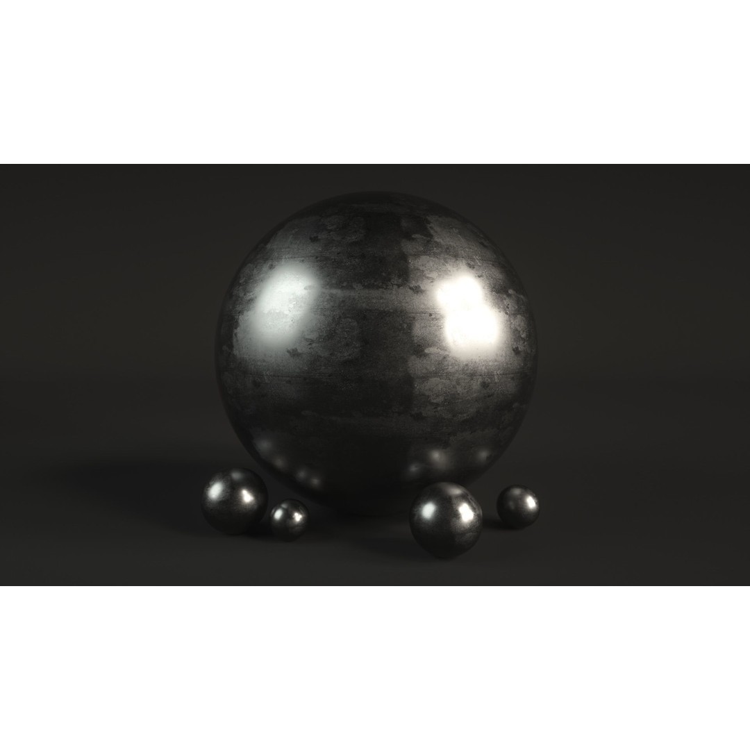 60 Metal Materials 3D Model – PBR Textures for Octane Render - View 83