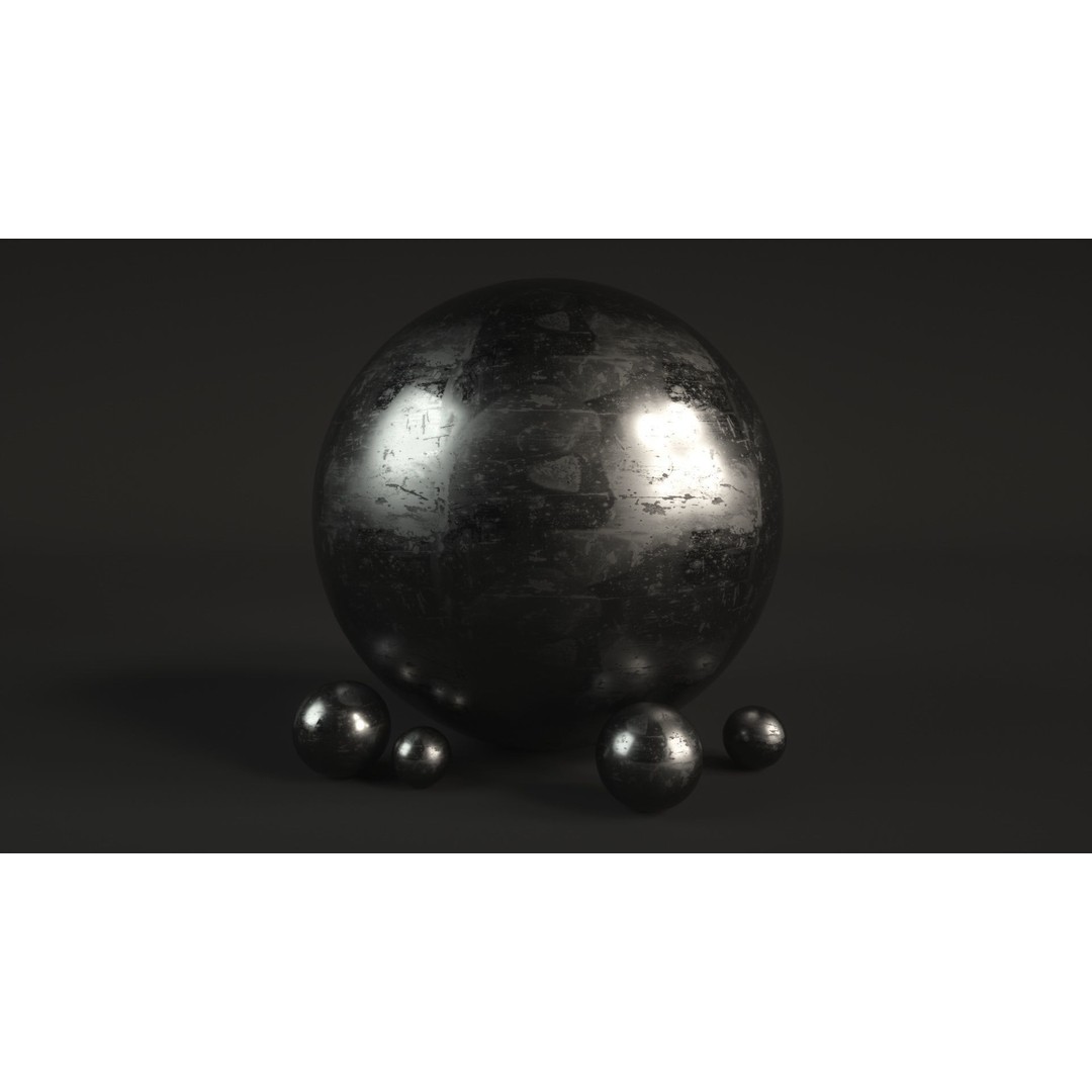 60 Metal Materials 3D Model – PBR Textures for Octane Render - View 87