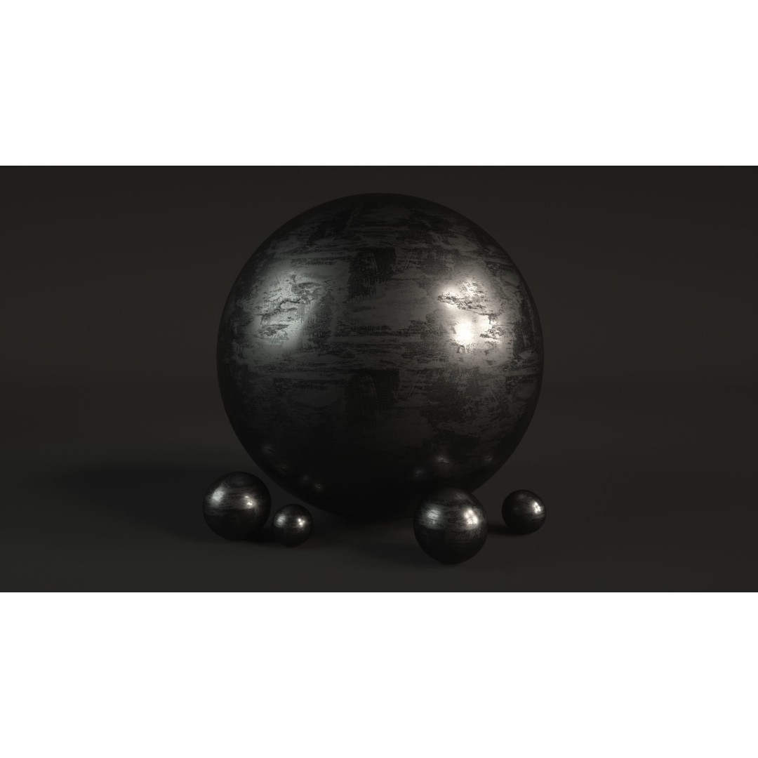 60 Metal Materials 3D Model – PBR Textures for Octane Render - View 88