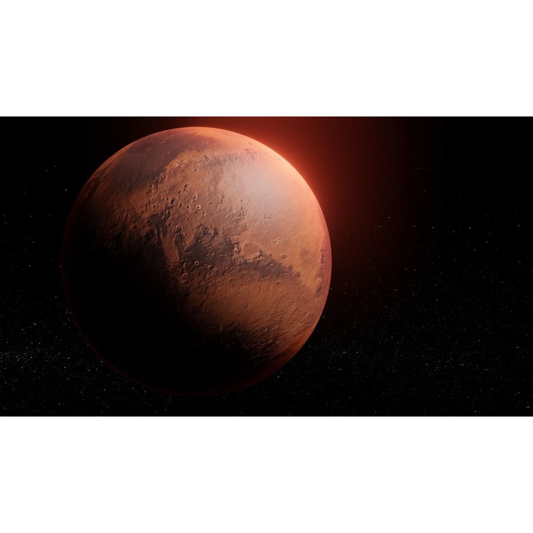 Photorealistic Mars 3D Model – Low Poly PBR Textures, FBX, Blender - View 12