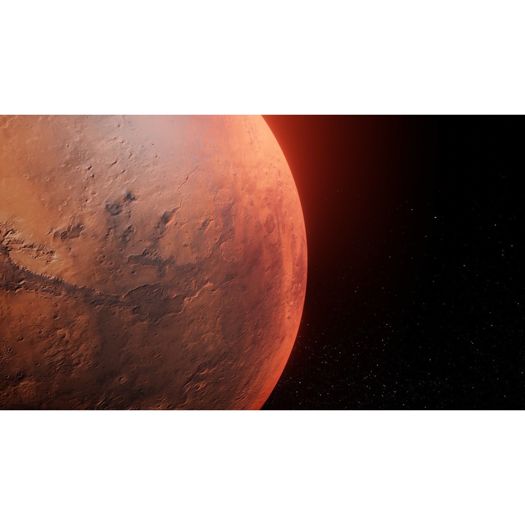 Photorealistic Mars 3D Model – Low Poly PBR Textures, FBX, Blender - View 14