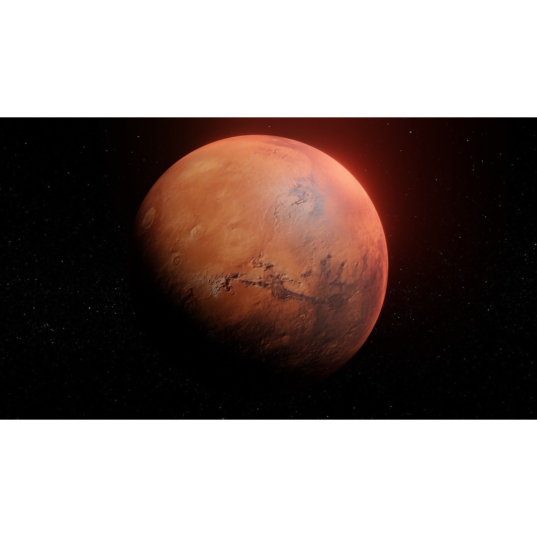 Photorealistic Mars 3D Model – Low Poly PBR Textures, FBX, Blender - View 15