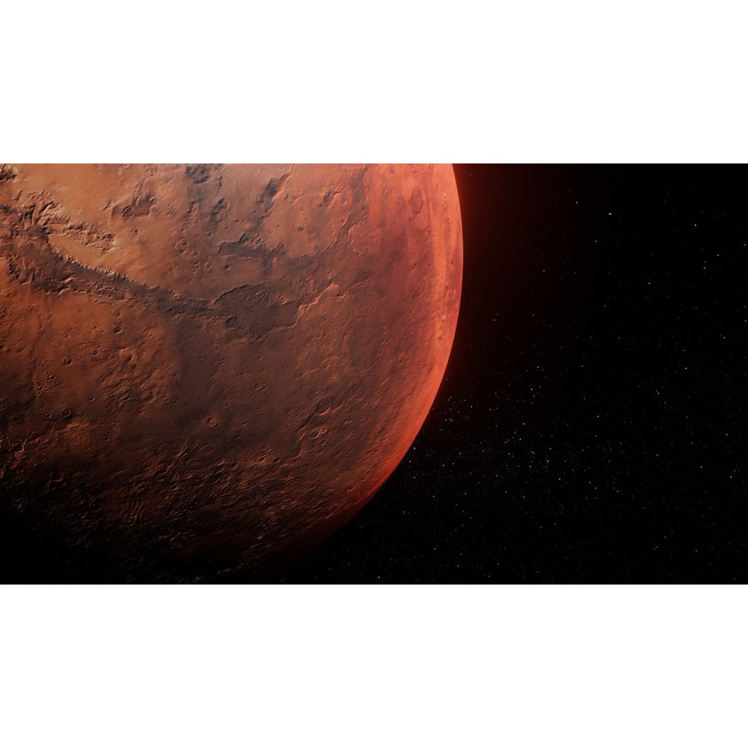 Photorealistic Mars 3D Model – Low Poly PBR Textures, FBX, Blender - View 17