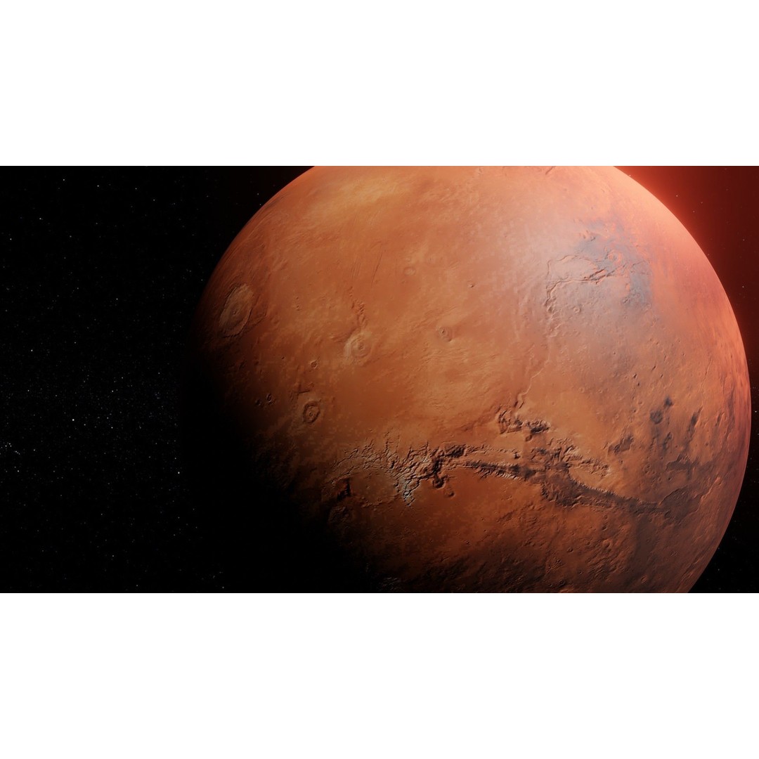 Photorealistic Mars 3D Model – Low Poly PBR Textures, FBX, Blender - View 20