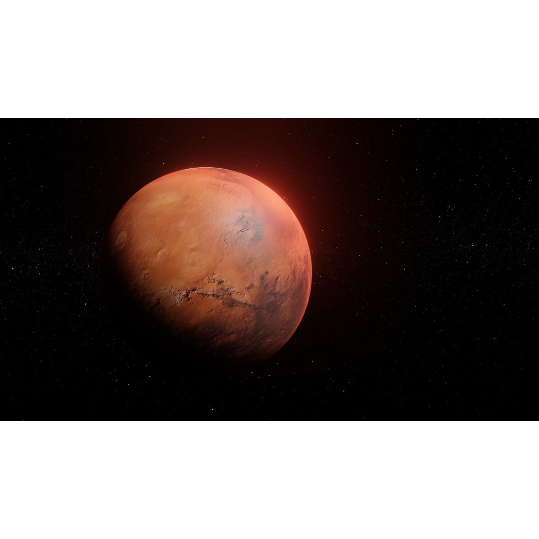 Photorealistic Mars 3D Model – Low Poly PBR Textures, FBX, Blender - View 5