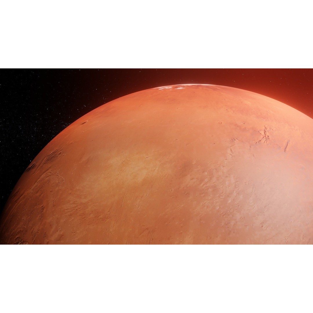 Photorealistic Mars 3D Model – Low Poly PBR Textures, FBX, Blender - View 7