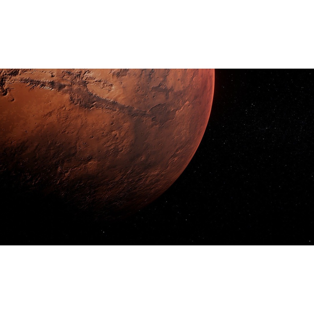Photorealistic Mars 3D Model – Low Poly PBR Textures, FBX, Blender - View 8