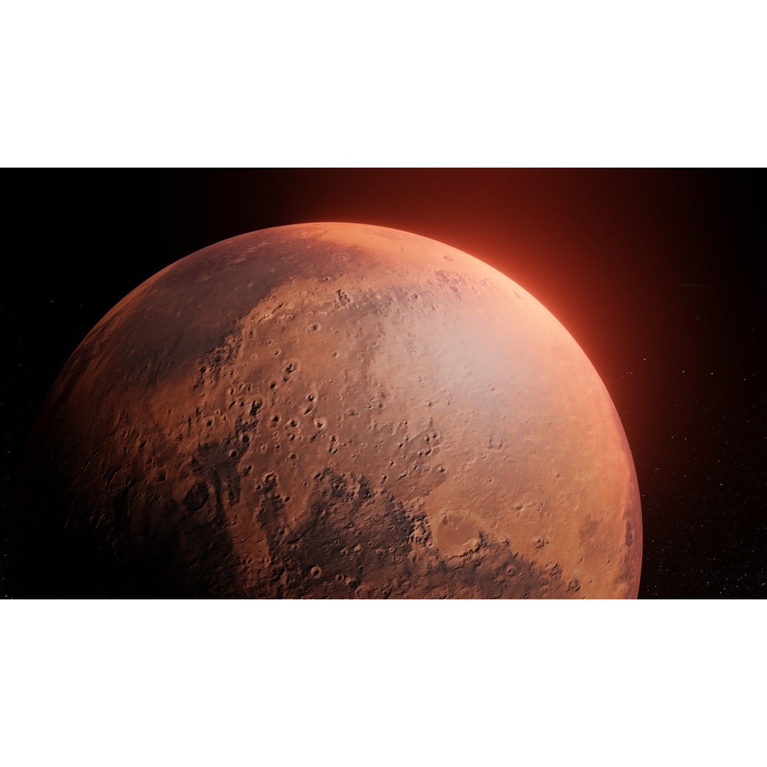 Photorealistic Mars 3D Model – Low Poly PBR Textures, FBX, Blender - View 9