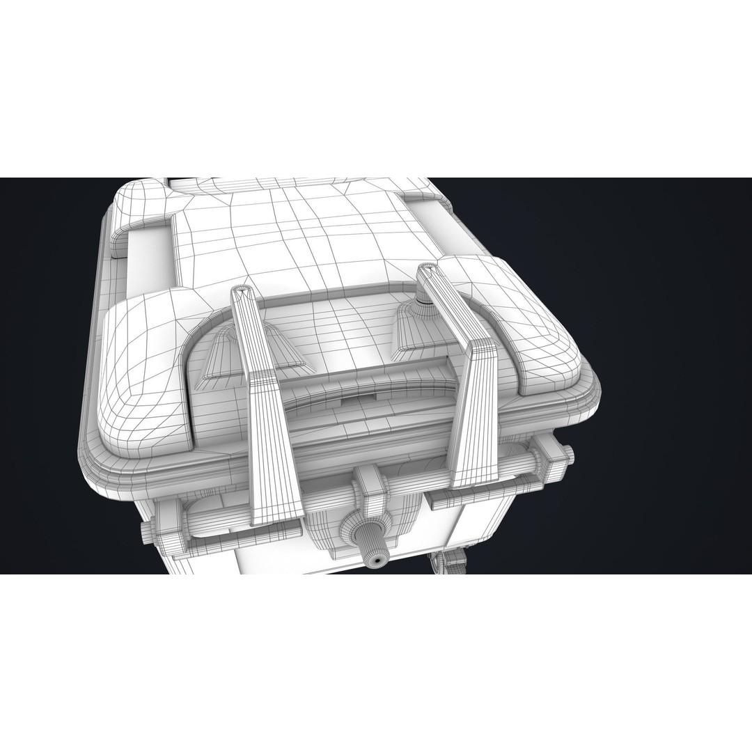 Old Dirty Dustbin 3D Model – Low Poly Game Asset, PBR Textures Included - View 52