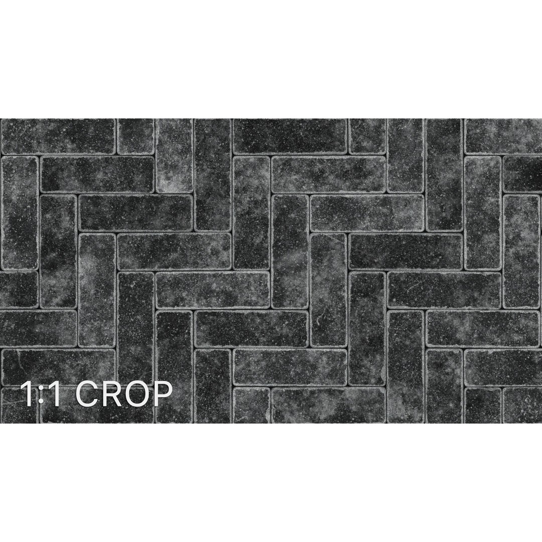 Dark Brick Damaged Paving Texture – PBR Architectural Shader, JPG/TIF - View 7