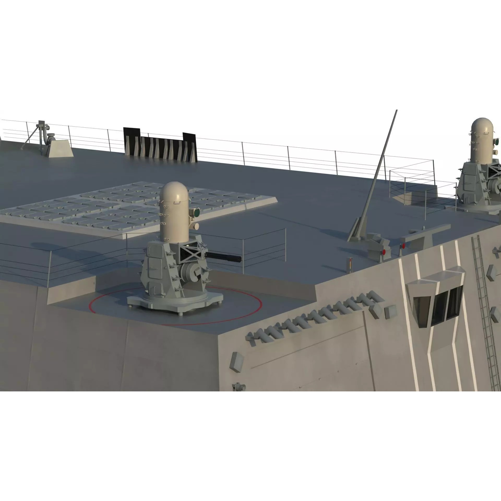 USS Defiant BBG-1 Trump-Class Battleship - Game-Ready 3D Model - View 18